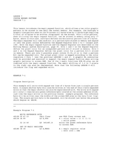 'An In-Depth Look At...' Series - Custom Expand Pattern